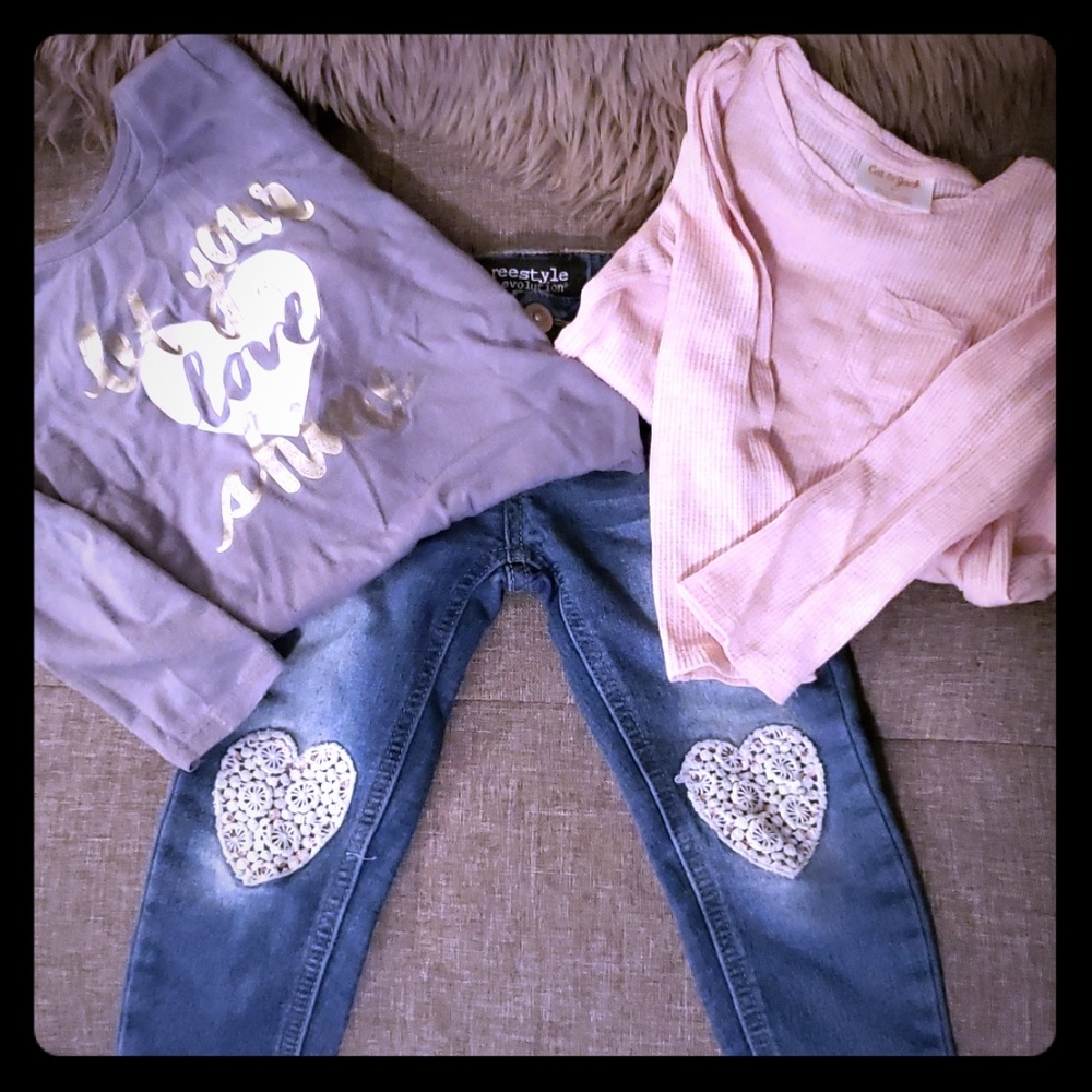 2pc Fall shirts